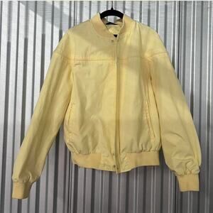 Butter yellow 90s vintage jacket
